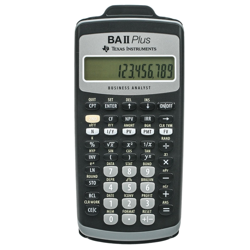 Texas Instruments, TI-BAII Plus, Financial, Calculator